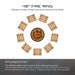 PD Metals 48 in. Diameter Outdoor Fire Ring - Unpainted Metal Gray
