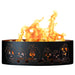 PD Metals Autumn Harvest Unpainted  Outdoor Fire Ring Unpainted Metal Gray