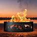 PD Metals Bear N Cubs Unpainted Outdoor Fire Ring - Unpainted Metal Gray