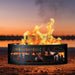 PD Metals Cows on the Farm Unpainted Outdoor Fire Ring -  Unpainted Metal Gray