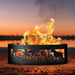 PD Metals Dog N Pheasant Unpainted Outdoor Fire Ring - Unpainted Metal Gray
