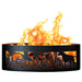PD Metals Dog N Pheasant Unpainted Outdoor Fire Ring - Unpainted Metal Gray