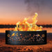 PD Metals Dragonfly Unpainted  Outdoor Fire Ring - Unpainted Metal Gray