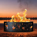 PD Metals Fairy Unpainted Outdoor Fire Ring -  Unpainted Metal Gray