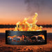 PD Metals Fighting Elk Unpainted Outdoor Fire Ring - Unpainted Metal Gray