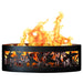 PD Metals Flying Duck Unpainted Outdoor Fire Ring - Unpainted Metal Gray