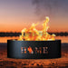 PD Metals Home Unpainted Outdoor Fire Ring - Unpainted Metal Gray