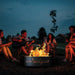 PD Metals Live Love Lake Unpainted  Outdoor Fire Ring - Unpainted Metal Gray