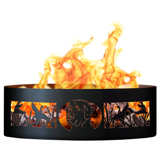 PD Metals Man's Best Friend Unpainted Outdoor Fire Ring - Unpainted Metal Gray