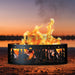 PD Metals Northwoods Unpainted Outdoor Fire Ring - Unpainted Metal Gray