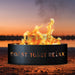 PD Metals Roast Toast Relax Unpainted Outdoor Fire Ring -Unpainted Metal Gray