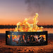 PD Metals Sailboat Unpainted Outdoor Fire Ring - Unpainted Metal Gray