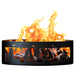 PD Metals Sailboat Unpainted Outdoor Fire Ring - Unpainted Metal Gray