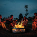 PD Metals Soaring Eagle Unpainted Outdoor Fire Ring - Unpainted Metal Gray