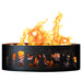 PD Metals Wolves Unpainted  Outdoor Fire Ring - Unpainted Metal Gray