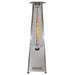 RADtec PYR-SSP Pyramid Series 93 Propane Gas Patio Heater - 24 x 24 x 93 in. - Stainless Steel Color
