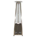 RADtec PYR-SSP Pyramid Series 93 Propane Gas Patio Heater - 24 x 24 x 93 in. - Stainless Steel Color
