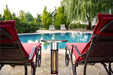 RADtec SBT-15S Electric Bistro Table 1500 Watts110V Infrared Electric Patio Heater - 24 x 24 x 30 in. - Aluminum Color