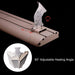 RADtec X33R X Series 3300 Watts220V 72 Weather Resistant Zero Light Infrared Electric Patio Heater - 72 x 8 x 2 in. - Beige Color